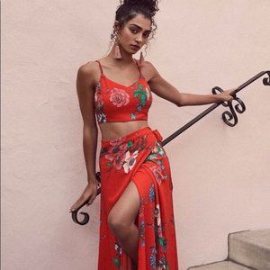 Lulus Bloom With A View Red